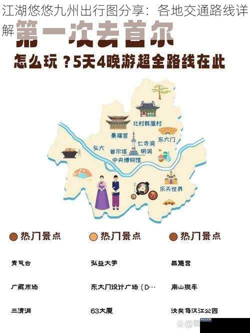 江湖悠悠九州出行图分享：各地交通路线详解