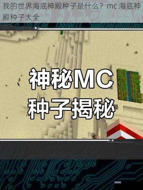 我的世界海底神殿种子是什么？mc 海底神殿种子大全