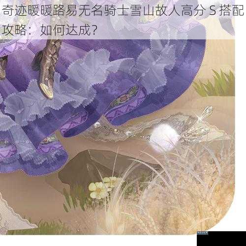 奇迹暖暖路易无名骑士雪山故人高分 S 搭配攻略：如何达成？