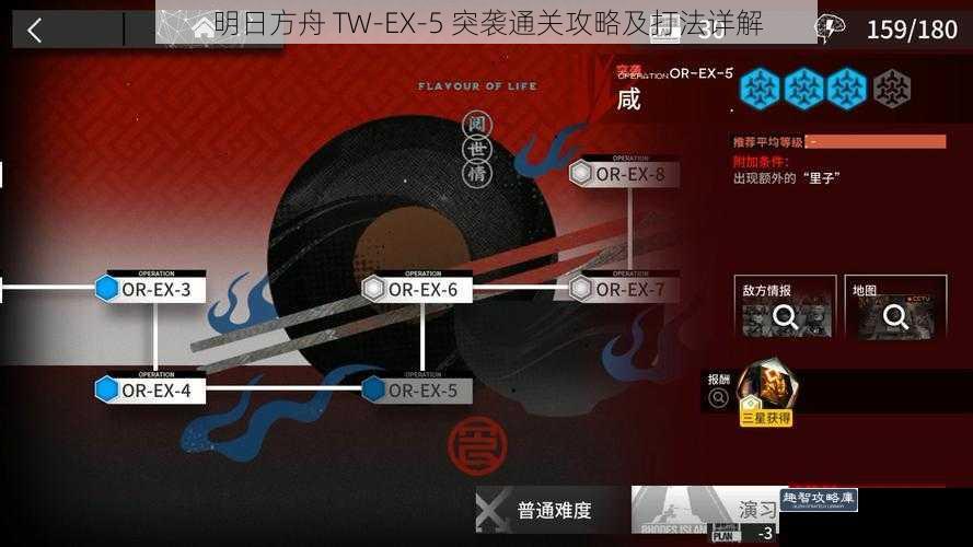 明日方舟 TW-EX-5 突袭通关攻略及打法详解