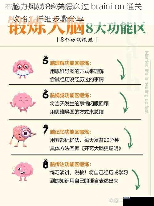 脑力风暴 86 关怎么过 brainiton 通关攻略：详细步骤分享