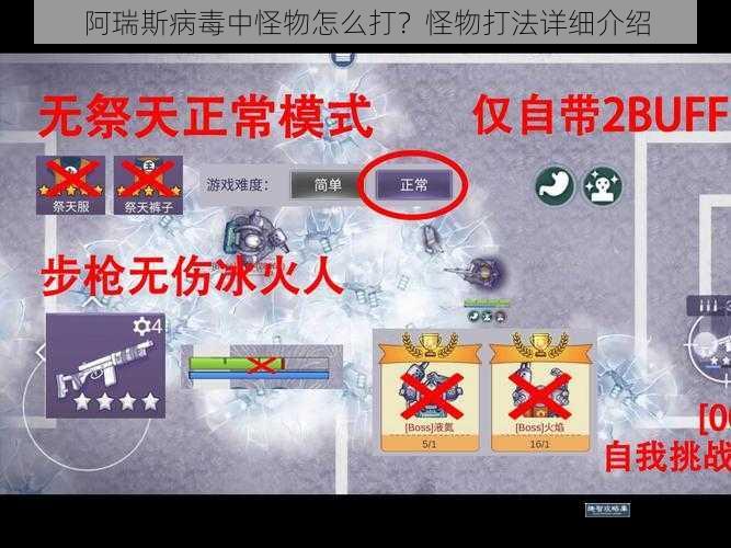 阿瑞斯病毒中怪物怎么打？怪物打法详细介绍