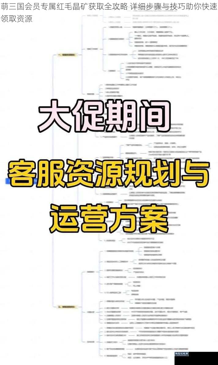 萌三国会员专属红毛晶矿获取全攻略 详细步骤与技巧助你快速领取资源